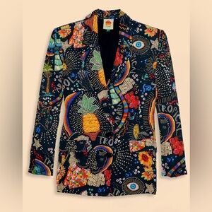 Farm Rio Bordogo Blazer and matching top